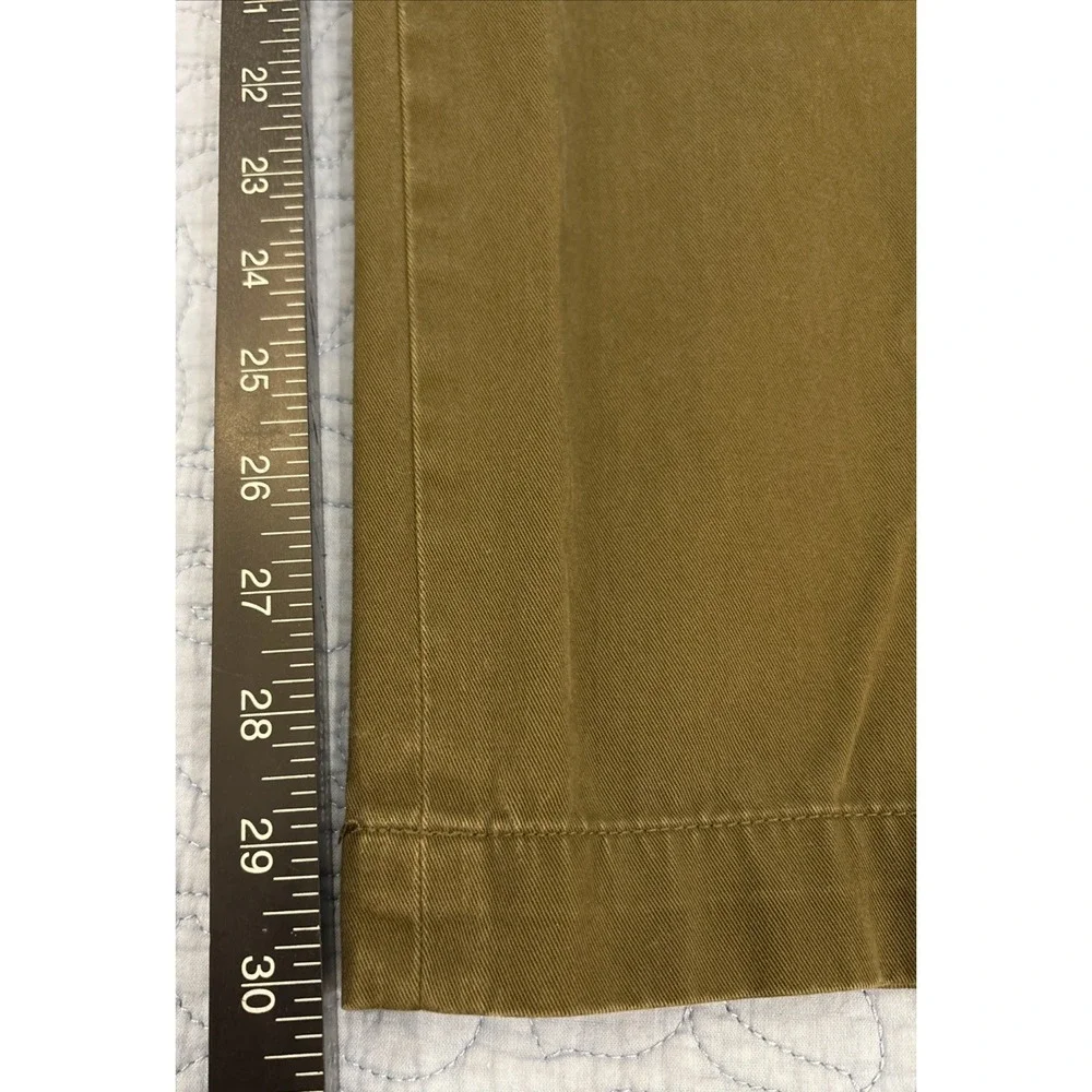 Polo Ralph Lauren Mens 32x32 (30X30) Prospect Chino Pants Olive Green Cotton